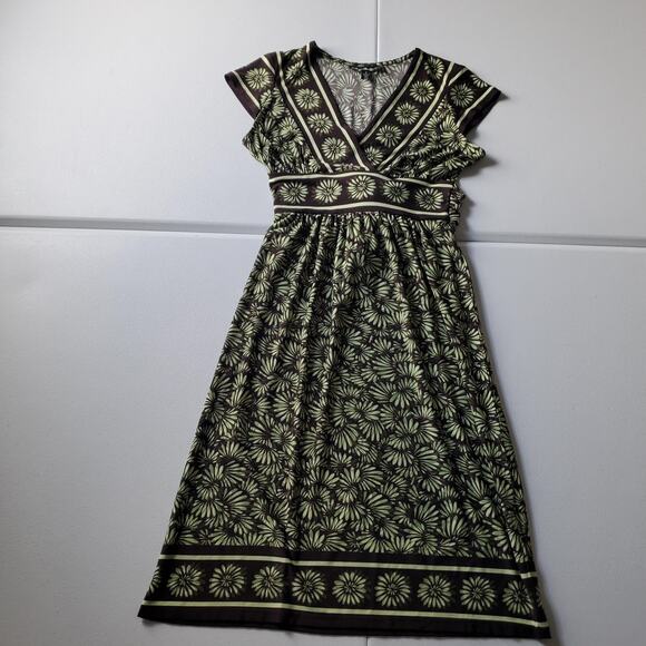 Y2K Babydoll Fairy Whimsy Dress Womens Small Floral Empire Waist Stretch Boho - Picture 1 of 10